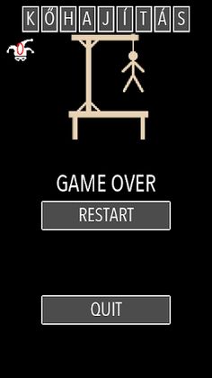 Hungarian Hangman - Screenshot 4