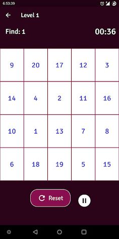 Find numbers - Screenshot 2