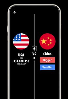 Higher or Lower : Population - Screenshot 1