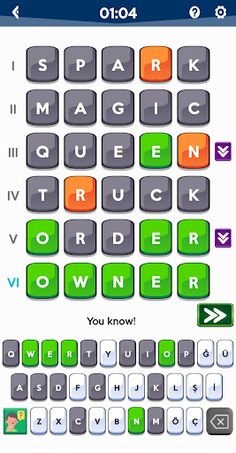 Worden TR - Word Puzzle Game - Screenshot 1