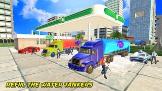 Water Tank Driving Truck Games - Screenshot 3