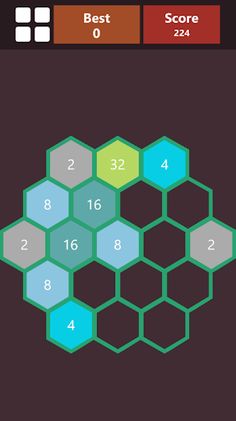 2048 honeycomb - Screenshot 2
