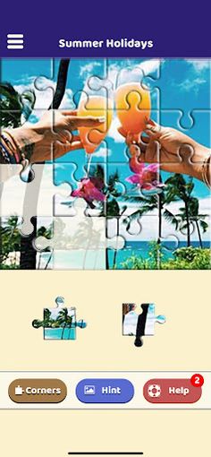 Summer Holidays Puzzle - Screenshot 2