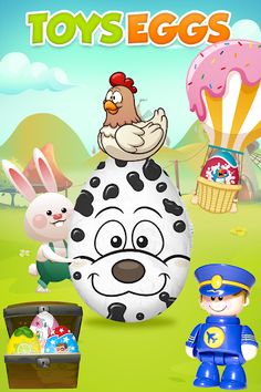Surprise Eggs - Toddler games - Screenshot 1