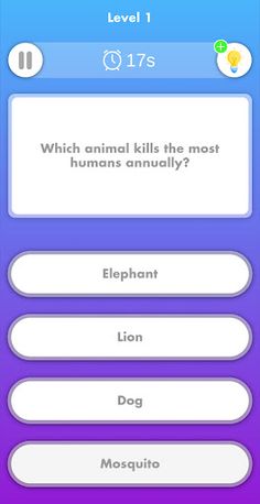 Trivia Quiz game - Screenshot 1