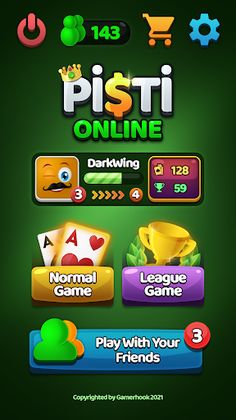Pisti Online League - Screenshot 1