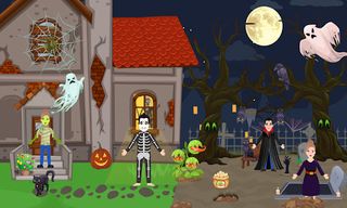 Pretend Play Halloween Party - Screenshot 2