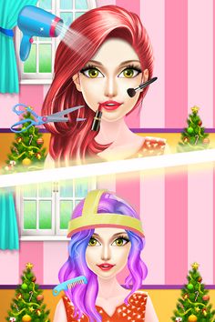 Christmas Girls Braided Salon - Screenshot 4