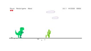 Cactus vs. Dino: Dino jumper - Screenshot 1