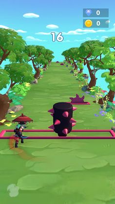 Ninja Must Dash - Screenshot 2