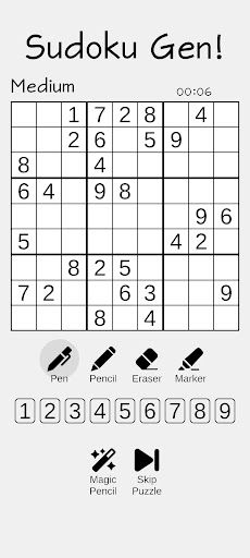 Sudoku Gen! : Sudoku Puzzels - Screenshot 1
