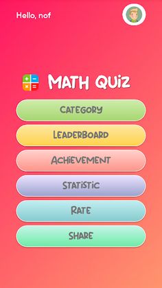 Math Quiz - Screenshot 1