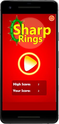 Flappy Rings. Skill and fun ga - Screenshot 2