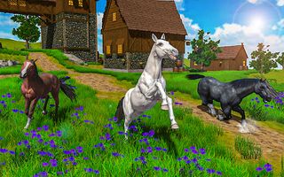 Wild horse family simulator 3D - Screenshot 1