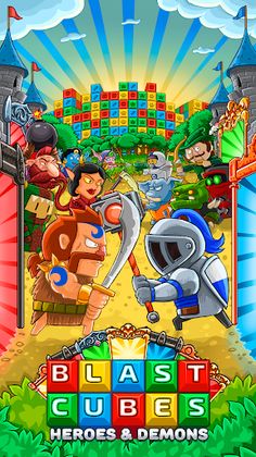Blast Cubes: Heroes & Demons - Screenshot 1