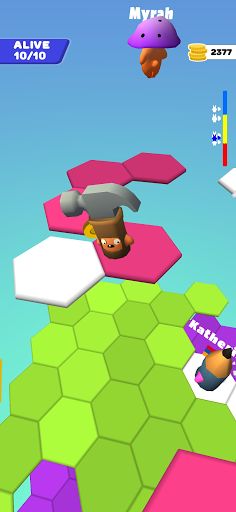 Hexagon Fall 3D - Screenshot 1