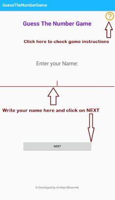 Guess The Number Game - Screenshot 2