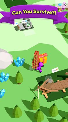 Build Island 3D Survival - Screenshot 1