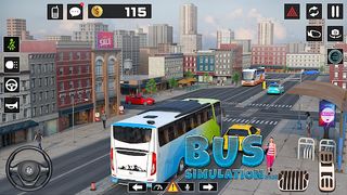 Modern Bus Driving Games 2023 - Screenshot 1