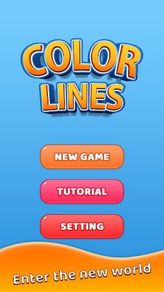 Color Lines - Brain game - Screenshot 1