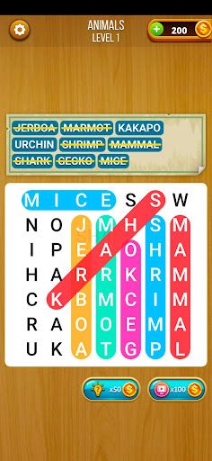 Word Search: Hidden Words - Screenshot 1