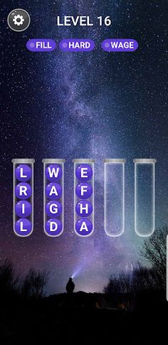 Word Bubble Sort - Word Game - Screenshot 1