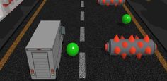 Bus racing through - Screenshot 2
