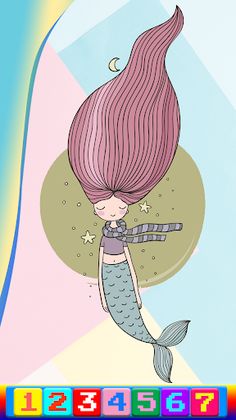 Mermaid Coloring Apps - Screenshot 2