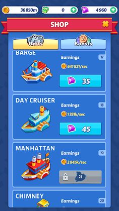 Merge Ship : Idle Tycoon - Screenshot 2