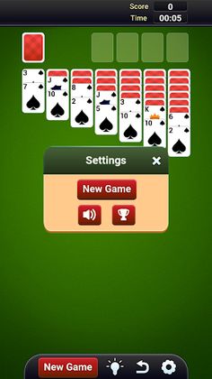 Solitaire Classic Mint x Games - Screenshot 2