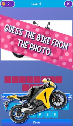 Guess the bike games - Screenshot 4