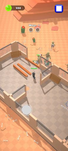 Zombie shelter defense - Screenshot 1