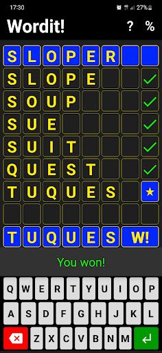 Wordit! - unique word game - Screenshot 3