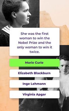 Famous Women In History Quiz - Screenshot 2