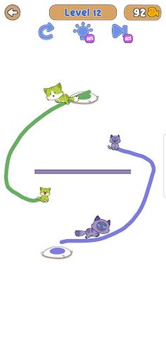 Cat Puzzle: Draw to Merge - Screenshot 2