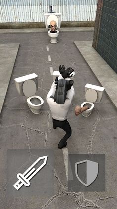 Toilet Fight - Screenshot 1