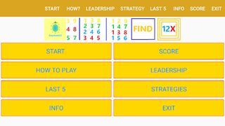 Brain Game - Find12x - Screenshot 1