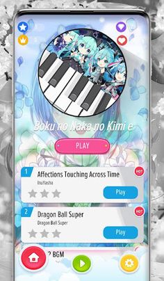 Anime Dream Piano Bang Tiles - Screenshot 1