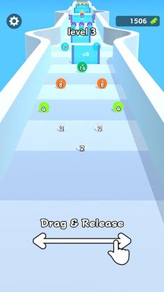 Bump Merge 2048 - Screenshot 1