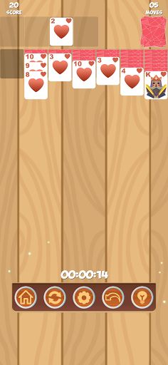 Solitaire Wood Classic - Screenshot 2