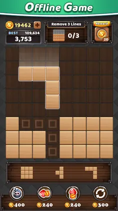 Block Puzzle King : Wood Block - Screenshot 1