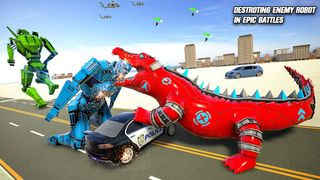 Crocodile Robot Car Transform - Screenshot 3