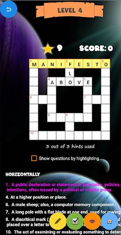 Crossword puzzle generator - Screenshot 1