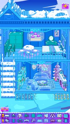 Frozen Dollhouse Design,Ice Do - Screenshot 1