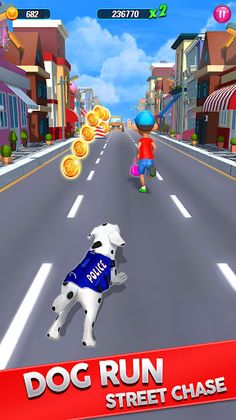 Police Dog Run: Street Chase - Screenshot 1
