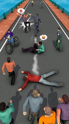 Slap City Cop Run Escape Game - Screenshot 3