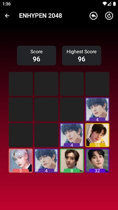 ENHYPEN 2048 Game - Screenshot 3