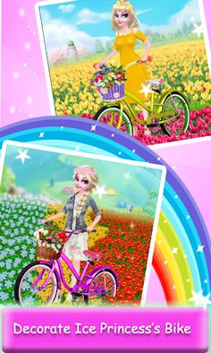 Ice Princess Bike Spring - Screenshot 2