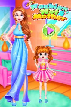 Fashion Mother - dress up - Screenshot 1