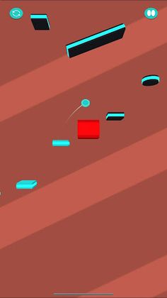 Cyan Ball Bounce - Screenshot 4